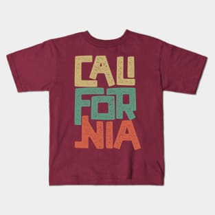 California word art Kids T-Shirt